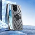 For iPhone 13 MagSafe Magnetic Metal Cooling Phone Case(Grey)