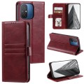 For Xiaomi Redmi 12C / 11A Global Simple 6-Card Wallet Leather Phone Case(Wine Red)