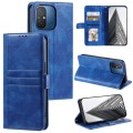 For Xiaomi Poco C55 Simple 6-Card Wallet Leather Phone Case(Blue)