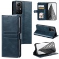 For Xiaomi Redmi Note 12S Simple 6-Card Wallet Leather Phone Case(Navy Blue)
