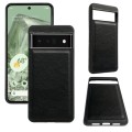 For Google Pixel 6 Pro Cowhide Texture Back Cover Phone Case(Black)