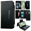 For Google Pixel 7 Multifunctional 7-Card Wallet Leather Phone Case(Black)