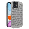For iPhone 11 Hollow Heat Dissipation TPU Phone Case(Grey)