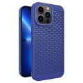 For iPhone 13 Pro Hollow Heat Dissipation TPU Phone Case(Blue)