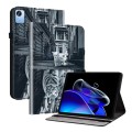For Realme Pad X Crystal Texture Painted Leather Tablet Case(Cat Reflection Tiger)