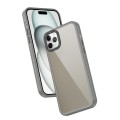 For iPhone 11 Pro Max Frame Two Color Lens Ring TPU Phone Case(Black)