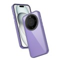 For Huawei Mate 60 Pro / Mate 60 Pro+ Frame Two Color Lens Ring TPU Phone Case(Purple)