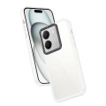 For vivo Y36 India Frame Two Color Lens Ring TPU Phone Case(Transparent)