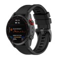 For Garmin Fenix 5X 26mm Quick Release Silicone Watch Band(Black)