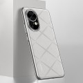 For Huawei nova 12 Plain Leather PC Phone Case(White)