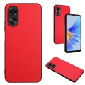 For OPPO A17 Global R20 Leather Pattern Phone Single Case(Red)