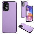 For Samsung Galaxy A23 165.4mm R20 Leather Pattern Phone Single Case(Purple)