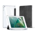 For iPad 9.7 2017 / 2018 / Air /Air2 DUX DUCIS Unid Series PU+TPU Smart Tablet Case(Black)
