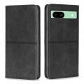 For Google Pixel 8a Cow Texture Magnetic Leather Phone Case(Black)