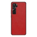 For Huawei nova 7 5G Cross Texture PU Leather Phone Case(Red)