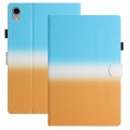 For iPad Pro 11 2024 Stitching Gradient Smart Leather Tablet Case(Blue Orange)