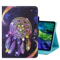 For iPad Pro 11 2024 Coloured Drawing Stitching Smart Leather Tablet Case(Dream Catcher)