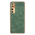 For Huawei nova 7 Pro Electroplating Lambskin Leather Phone Case(Green)