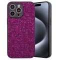For iPhone 14 Pro Max Glitter Powder TPU Hybrid PC Phone Case(Purple)