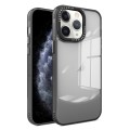 For iPhone 11 Pro Two-color High Transparency Skin Feel TPU Phone Case(Black)