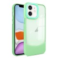 For iPhone 11 Two-color High Transparency Skin Feel TPU Phone Case(Green)