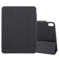 For iPad Air 11 2024 Y-Shape Double-sided Clip Magnetic Smart Tablet Case(Black)