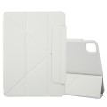 For iPad Pro 11 2024 Y-Shape Double-sided Clip Magnetic Smart Tablet Case(Light Grey)