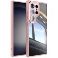 For Samsung Galaxy S24 Ultra 5G Acrylic Hybrid TPU Armor Shockproof Phone Case(Pink)