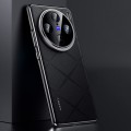 For vivo X100s Plain Leather PC Phone Case(Black)