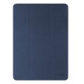 For iPad Air 11 2024 / Air 2022 10.9 Mutural YASHI Series Tablet Leather Smart Case(Blue)