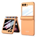 For Samsung Galaxy Z Flip6 GKK Integrated Magnetic Full Coverage Folding Phone Case(Orange)