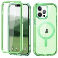 For iPhone 13 Pro Colorful MagSafe Magnetic PC + TPU Phone Case(Green)