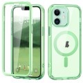 For iPhone 11 Colorful MagSafe Magnetic PC + TPU Phone Case(Green)