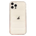 For iPhone 15 Pro Eiderdown Airbag Glossy TPU Phone Case(Transparent)