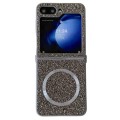 For Samsung Galaxy Z Flip3 Glitter MagSafe PC Phone Case(Silver)