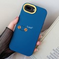For iPhone 7 Plus / 8 Plus Smile Face PC Hybrid TPU Phone Case(Royal Blue)
