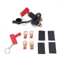 200A Car Battery Selector Isolator Disconnect Rotary Switch Cut with 2 Keys