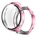 For Huawei Watch GT2e 2 in 1  Tempered Glass Screen Protector + Fully Plating PC Case(Pink)