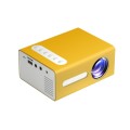 T300 25ANSI LED Portable Home Multimedia Game Projector, US Plug(Yellow)