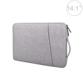 ND01D Felt Sleeve Protective Case Carrying Bag for 14.1 inch Laptop(Grey)