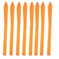 8 PCS ATV Hook Belt Motorcycle Tie Down Straps, Length:46cm(Orange)