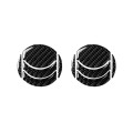 Car Carbon Fiber Left And Right Exhaust Ports Decorative Sticker for Nissan 350z 2006-2009, Left and