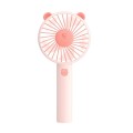 MF003 USB Bear Handheld Portable Fan (Pink)