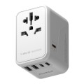 MOMAX 1-World UA8 PD 65W Fast Charger Power Adapter(White)