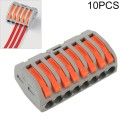 10 PCS 8 Port PCT Series Architectural Wiring Connector LED Lamp Conductor Distributor Junction Box