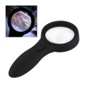600559 4X Visual Magnifier with LED Light for Tablet & Mobile Phone Repair / Aid / Seniors, with Cur