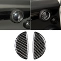 2 PCS R / F Universal Car Door Handle Carbon Fiber Decorative Sticker for BMW Mini R55 / R56 / R60 /