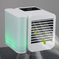 3 in 1 Refrigeration + Humidification + Purification Air Cooler Desktop Cooling Fan with Colorful Li