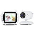 BM-850 3.5 inch LCD 2.4GHz Wireless Surveillance Camera Baby Monitor with 8-IR LED Night Vision, Two