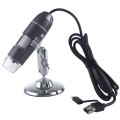 1600X Magnifier HD Image Sensor 3 in 1 USB Digital Microscope with 8 LED & Professional Stand (Black